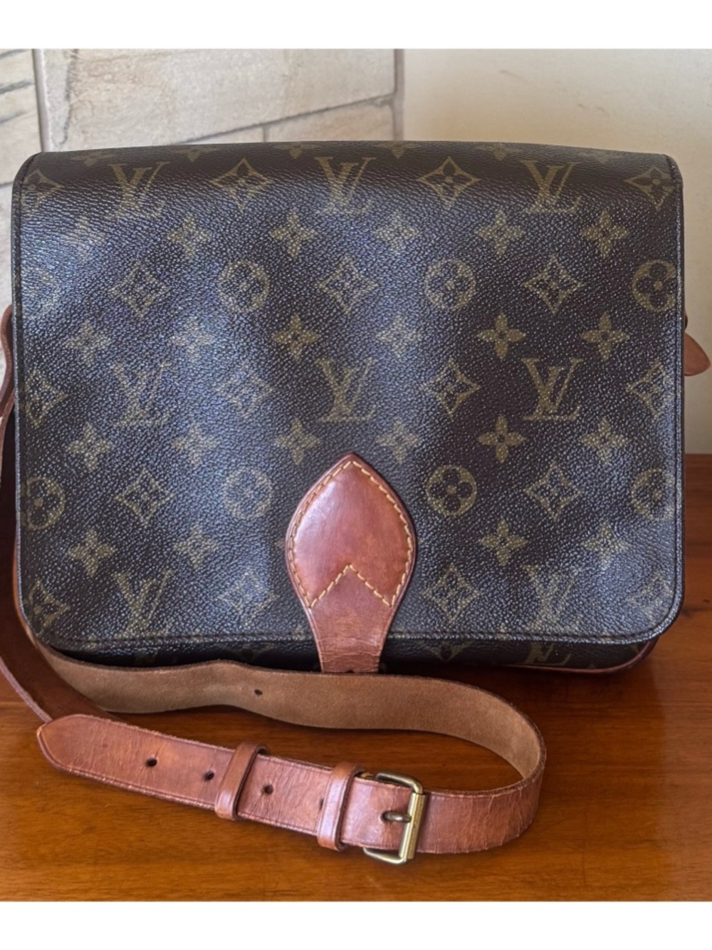 🧡FANCY🧡LOUIS VUITTON CARTOUCHIERE GM SHOULDER BAG